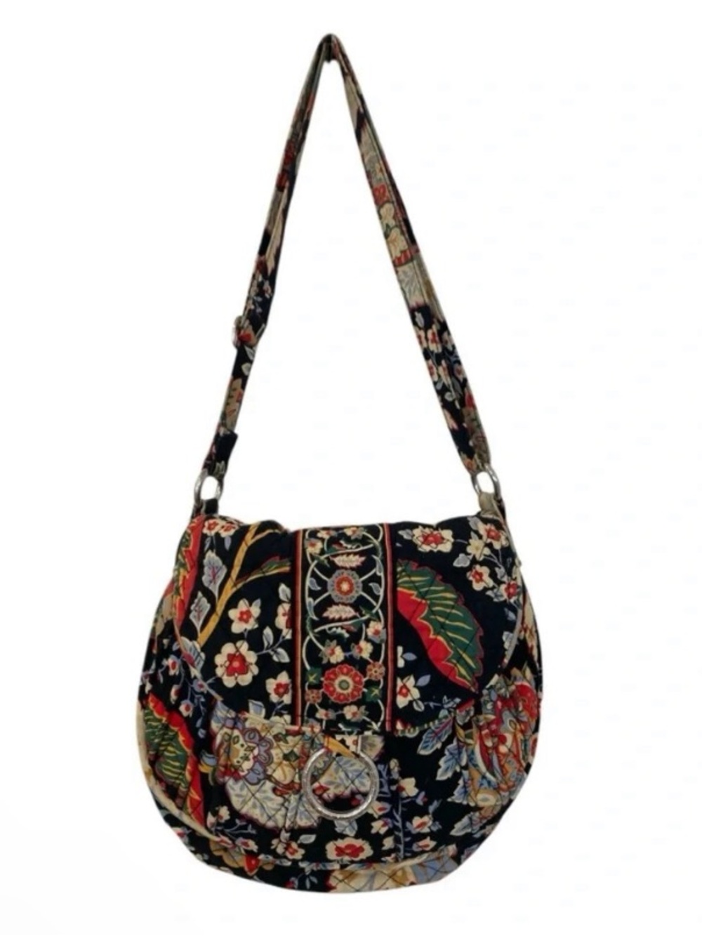 Vera Bradley Retired Pattern Versailles Crossbody Quilted Handbag Purse Y2k